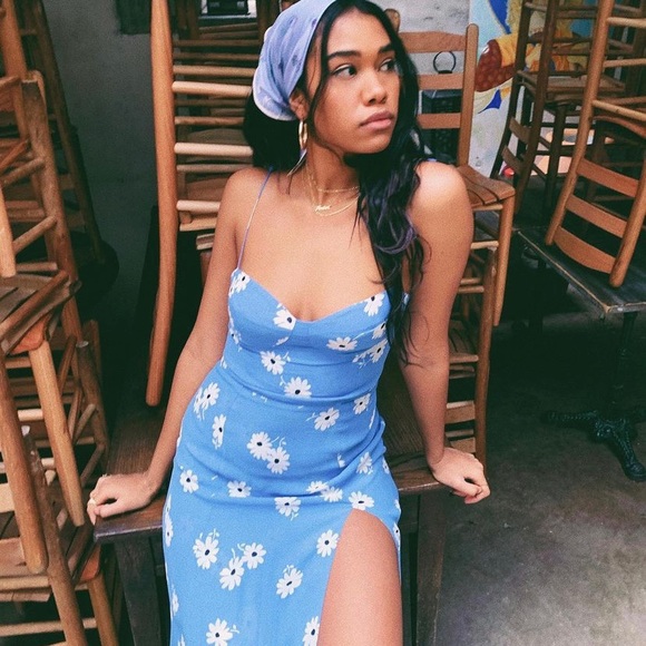 Reformation juliette dress blue - Picture 3 of 11